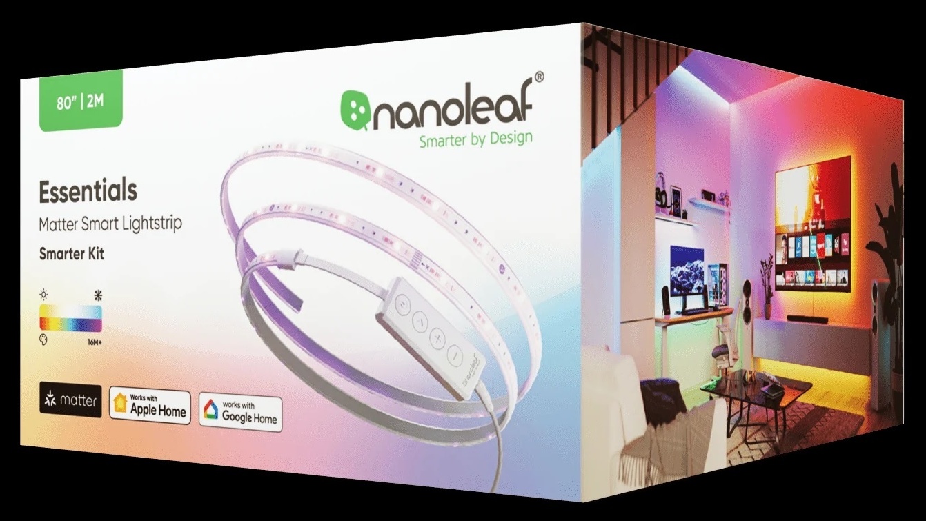 Nanoleaf Essentials Matter 80 Smart LED Lightstrip (2m) - Smarter Kit -  Apple