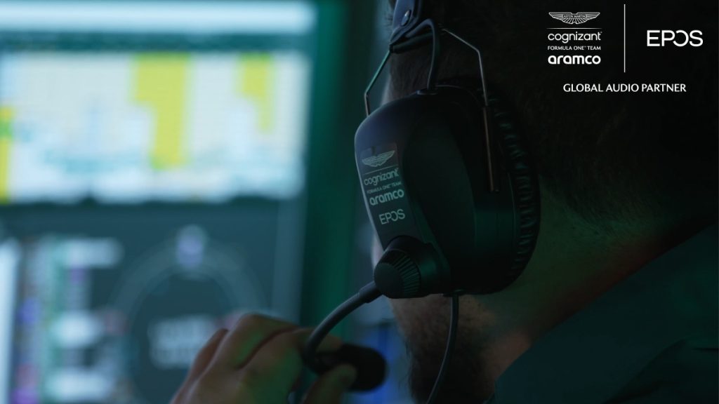 EPOS has expanded it’s relationship with Aston Martin Aramco Cognizant Formula One